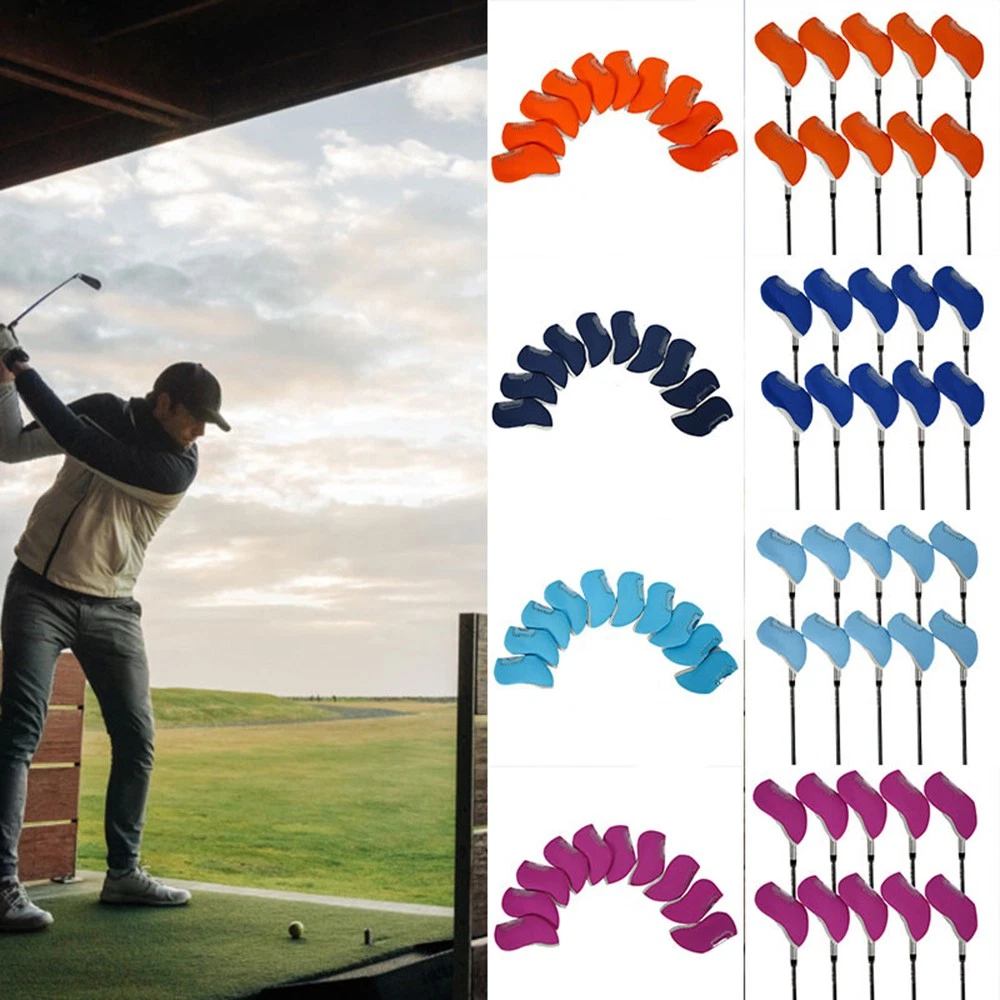 Golf Equipment Cabinet - Clear Visible Head Covers 10Pcs Golf