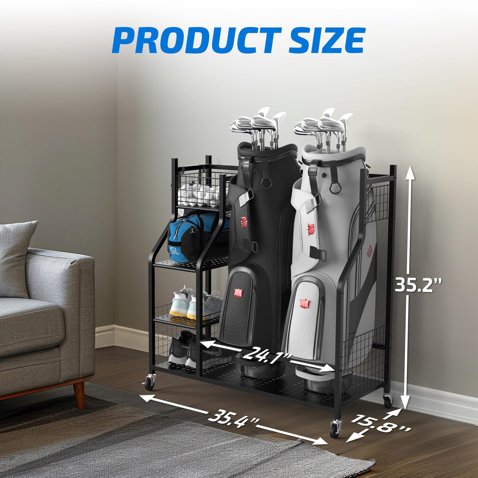 #Cross-border Standing Type Me - Golf Equipment Garage Storage review and price