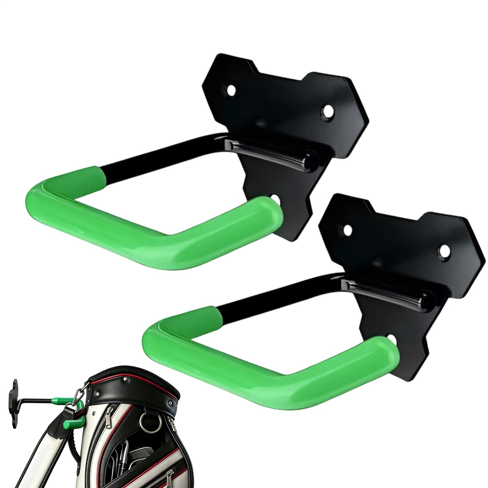 Rubber Coated Golf Bag Wall Ha - Golf Equipment Garage Storage review and price