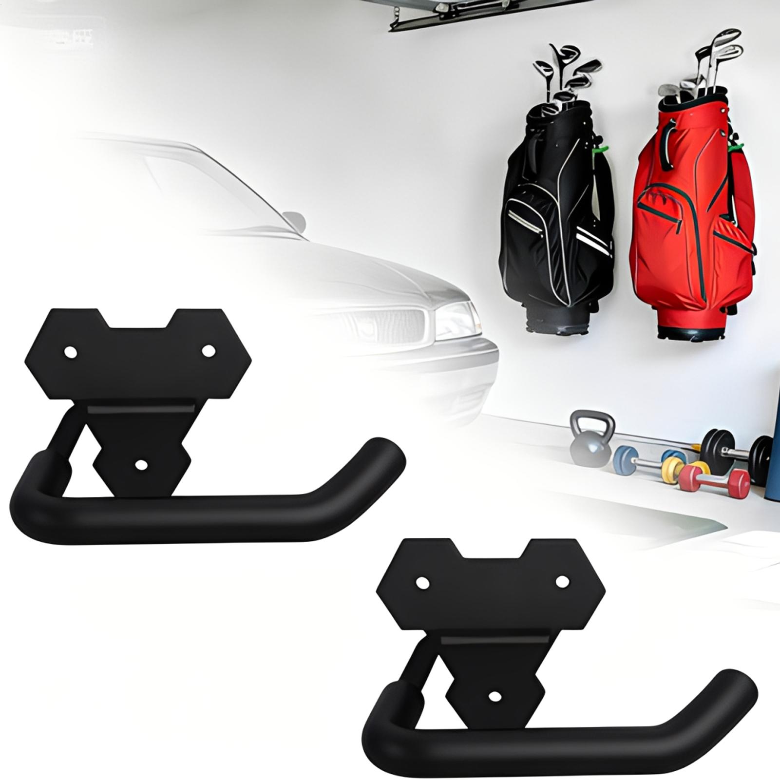 Rubber Coated Golf Bag Wall Ha - Golf Equipment Garage Storage review and price