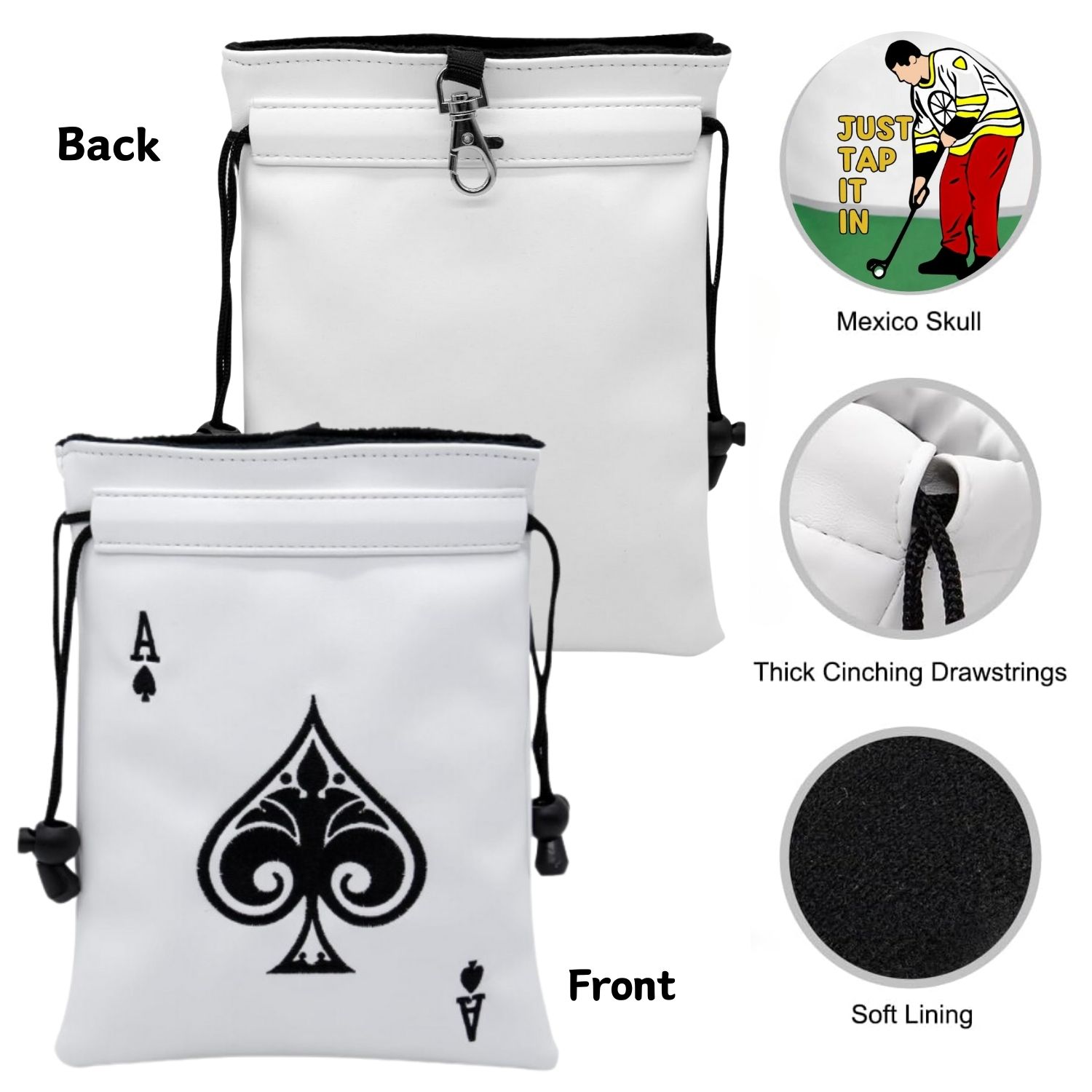 Funny Golf Valuables Pouch wit - Golf Equipment Drawing review and price