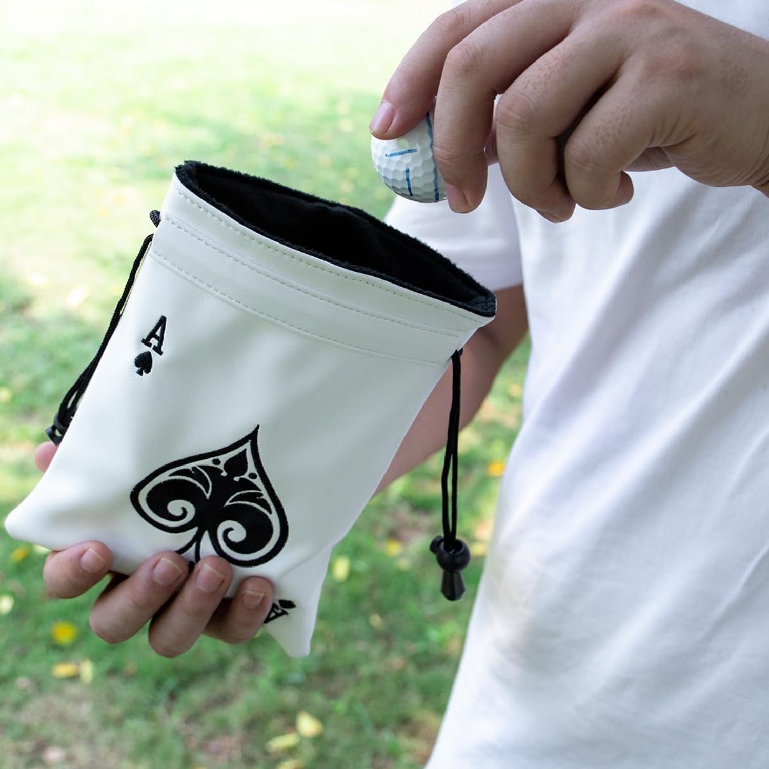 Funny Golf Valuables Pouch wit - Golf Equipment Drawing review and price