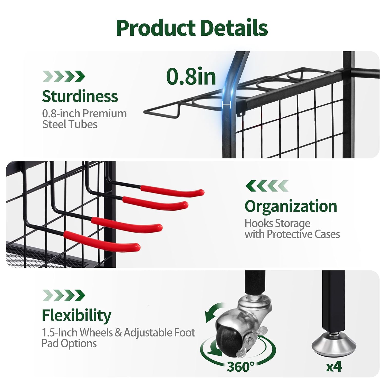 Golf Bag Storage Organizer for - Golf Equipment Garage Storage review and price