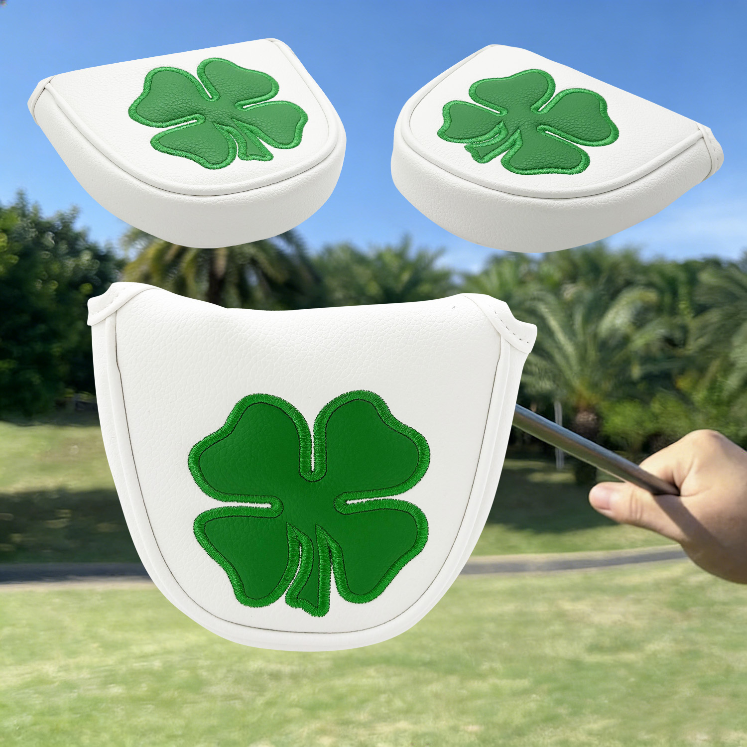 1pc Putter Head Cover, 'Clover - Golf Equipment Cabinet review and price