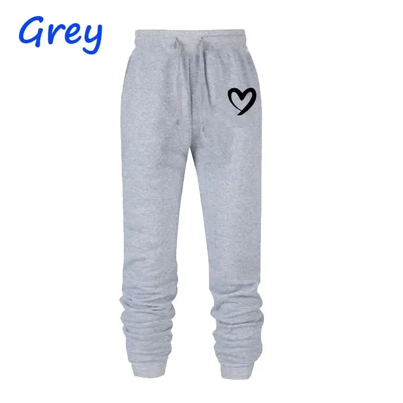 Heart Printed Women Sweatpants - Golf Equipment Drawing review and price