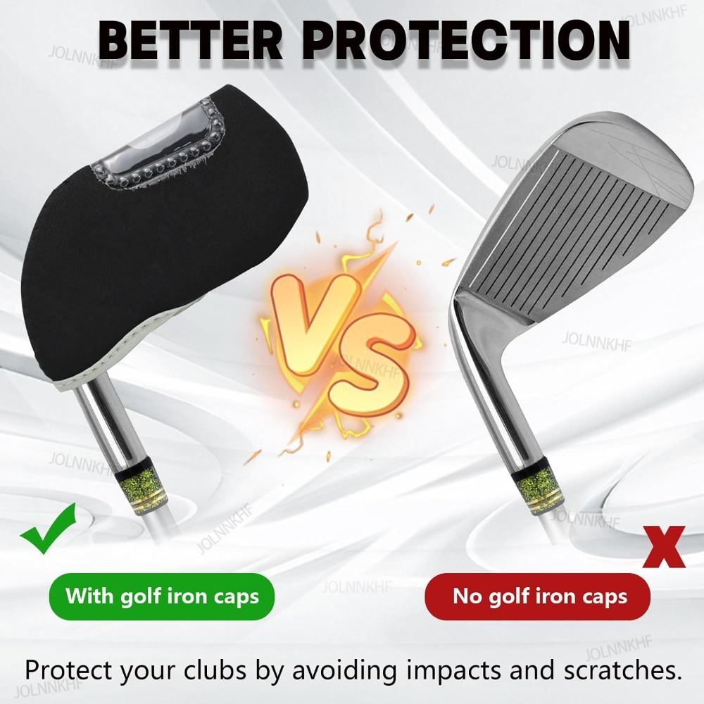 Clear Visible Head Covers 10Pc - Golf Equipment Cabinet review and price