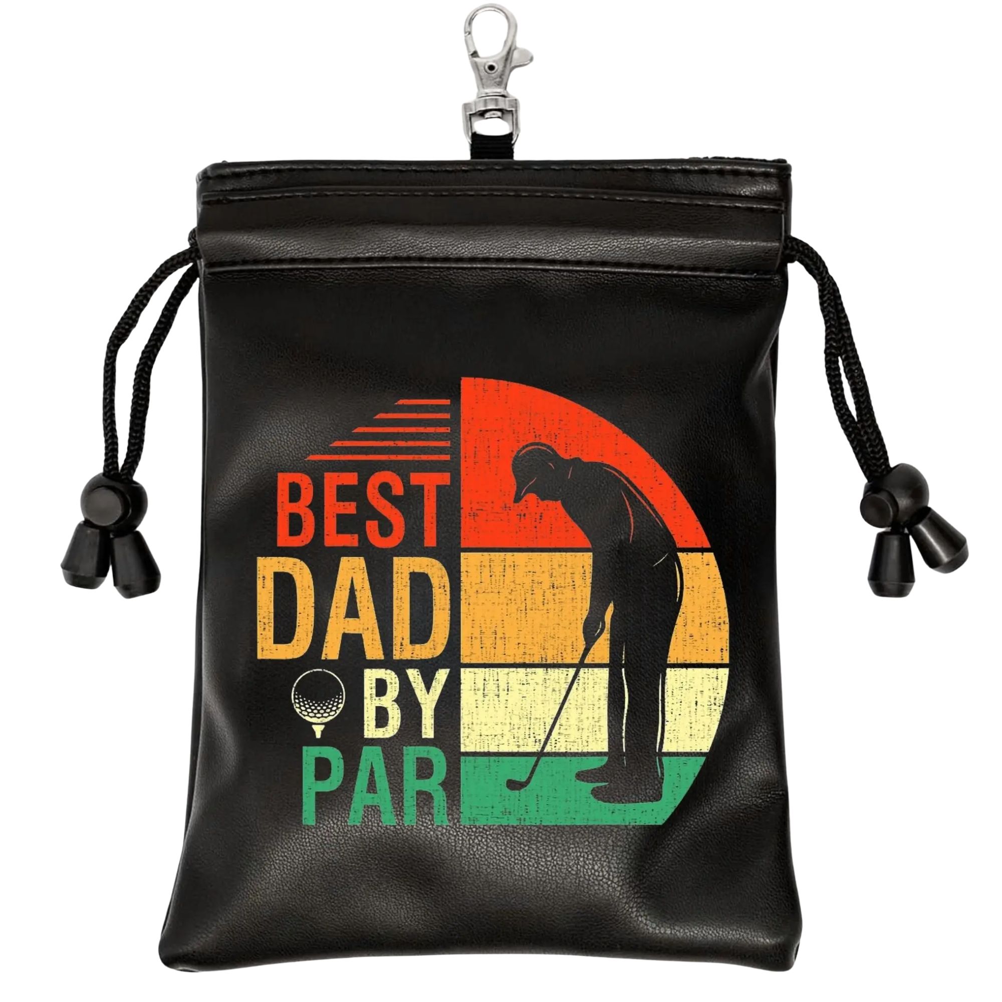 Funny Golf Tee Pouch Best Dad  - Golf Equipment Drawing review and price