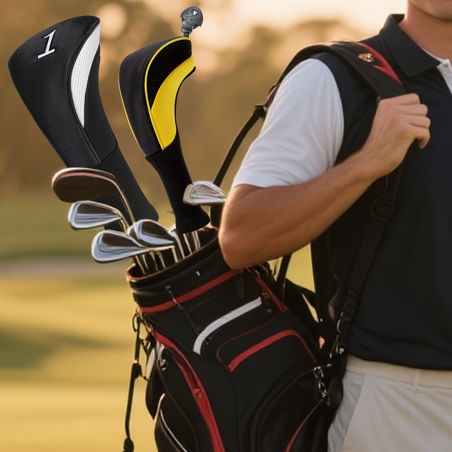 5pcs Golf Club Head Covers, So - Golf Equipment Cabinet review and price